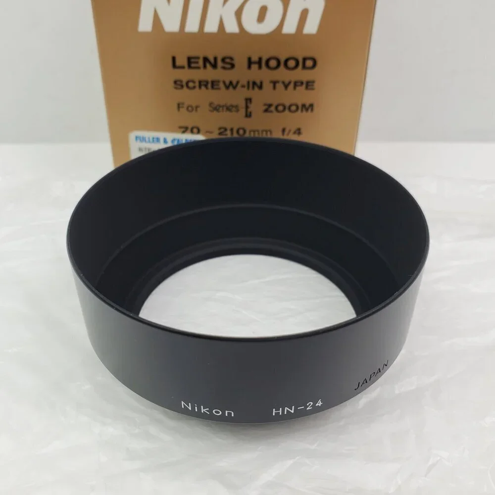 Nikon Lens Hood HN-24 Vintage Screw-In Type Series E Zoom 70-120mm f/4 Box NOS